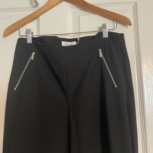 Black Calvin Klein straight leg dressy pant size 10